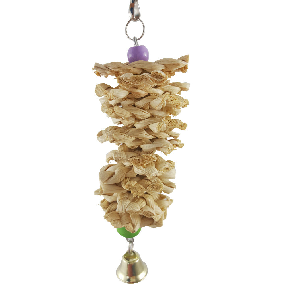Wooden Bird Toy with Bell