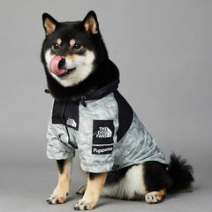 Dog Raincoat Jacket in Grey